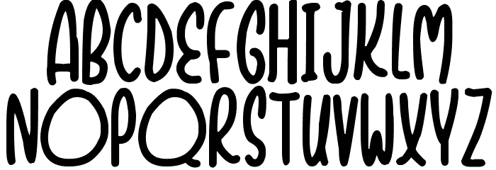 Shockers Font LOWERCASE