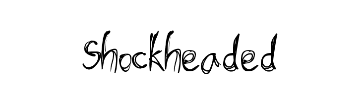 Shockheaded  Frei Schriftart Herunterladen