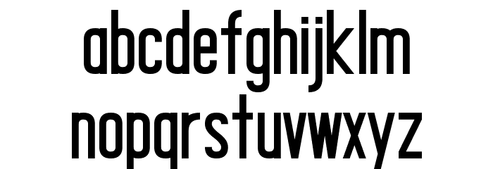 Shocking Headline Font LOWERCASE