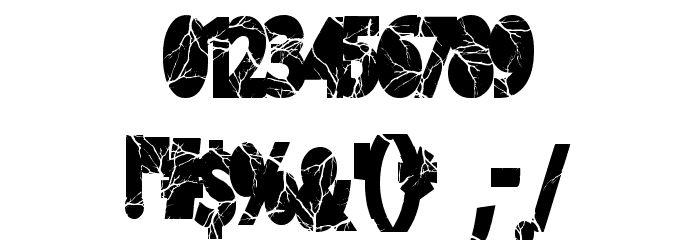 Shockvetica Font OTHER CHARS