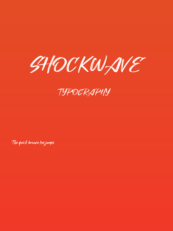 Shockwave Poster