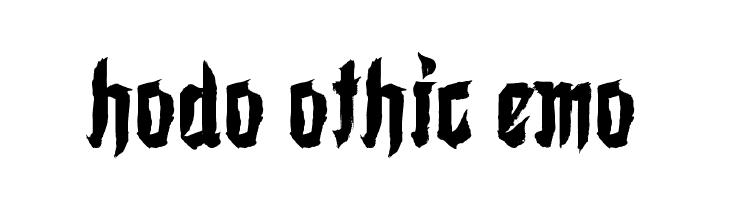 Shodo Gothic Demo  font caratteri gratis