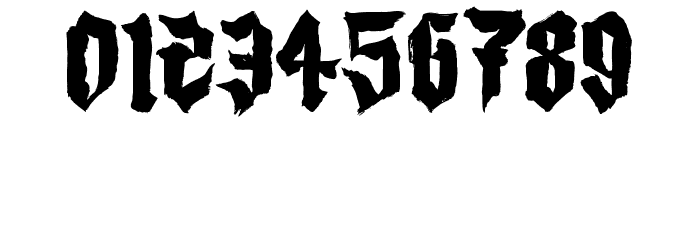 Shodo Gothic Demo Font OTHER CHARS