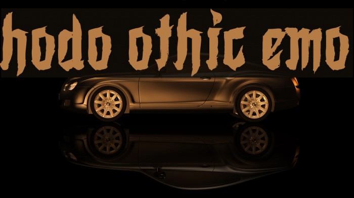 Shodo Gothic Demo Font examples
