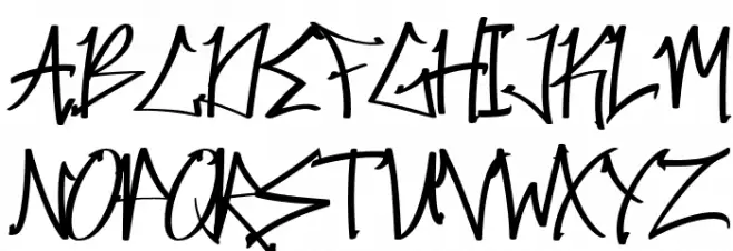 Shoel Crack Шрифта ВЕРХНИЙ