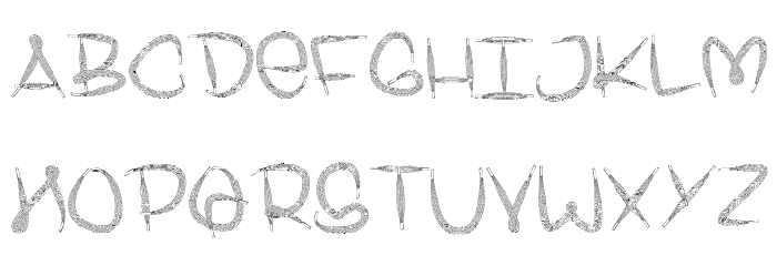 Shoelace FontRegular Font LOWERCASE
