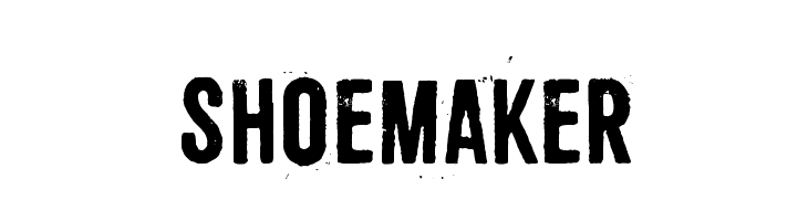 Shoemaker  नि: शुल्क फ़ॉन्ट्स डाउनलोड