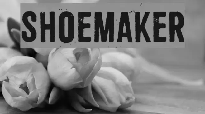 Shoemaker Font examples