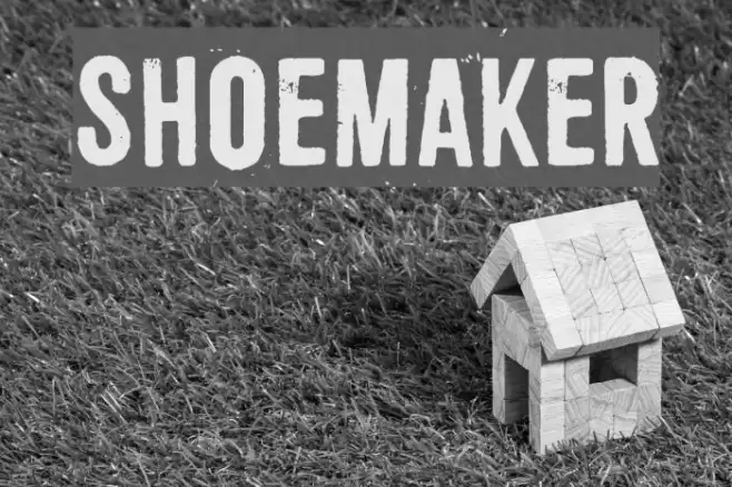 Shoemaker Font examples