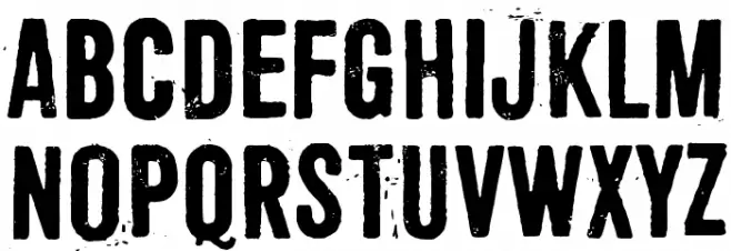 Shoemaker Schriftart Groß