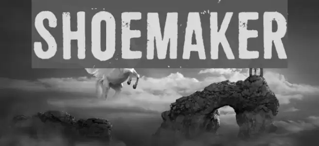 Shoemaker Font examples