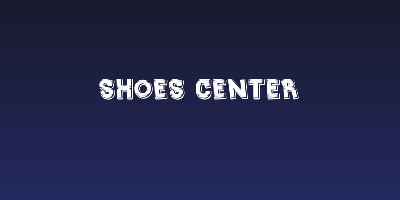 Shoes center Social Header