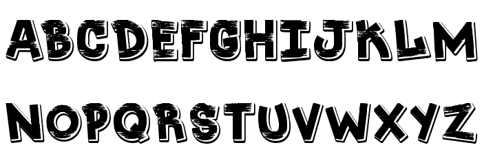 Shoes center Font LOWERCASE