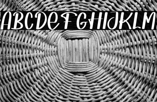 Shoffie Ismarella Font examples