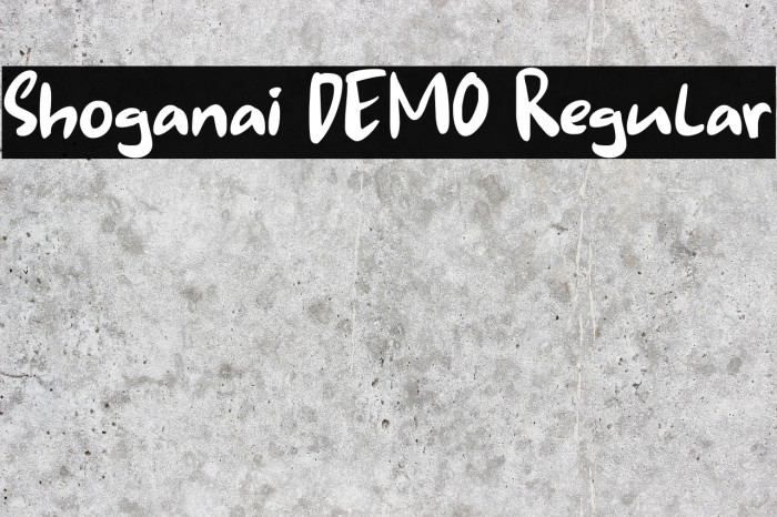 Shoganai DEMO Regular Example 1