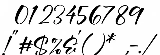 Shogeking Oniki Font OTHER CHARS