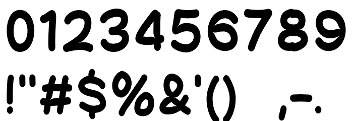 Shogie Font OTHER CHARS