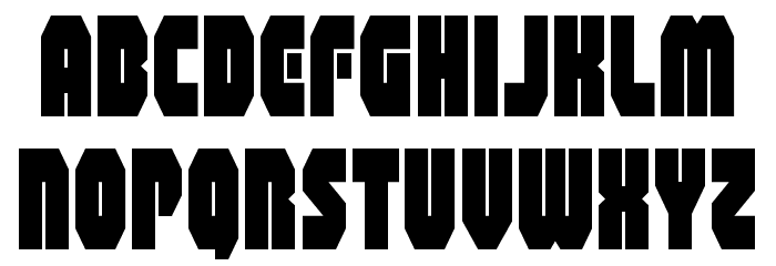 Shogunate Condensed Font LOWERCASE