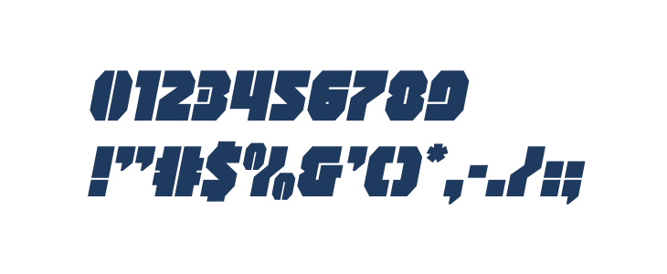 Shogunate Expanded Italic Other Characters