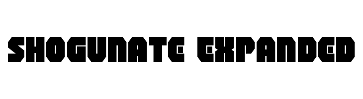 Shogunate Expanded  Descarca Fonturi Gratis