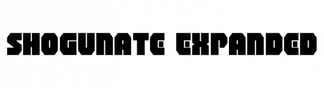 Shogunate Expanded  Frei Schriftart Herunterladen
