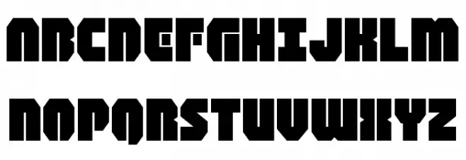 Shogunate Expanded Schriftart Groß