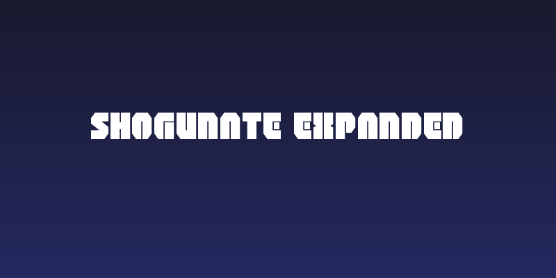 Shogunate Expanded Social Header