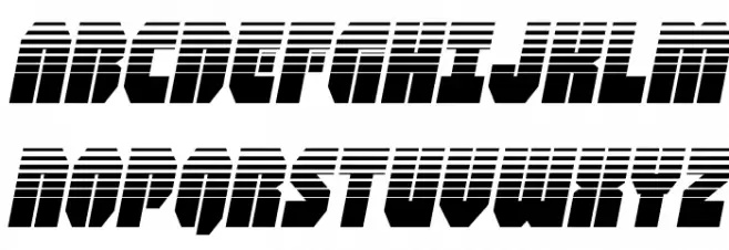 Shogunate Halftone Italic Fonte MAIÚSCULAS