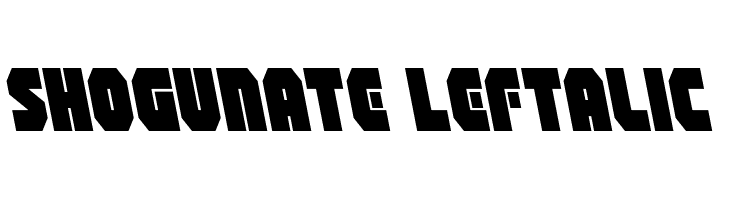 Shogunate Leftalic  لخطوط تنزيل