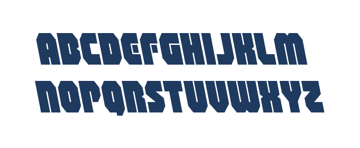 Shogunate Leftalic Lowercase