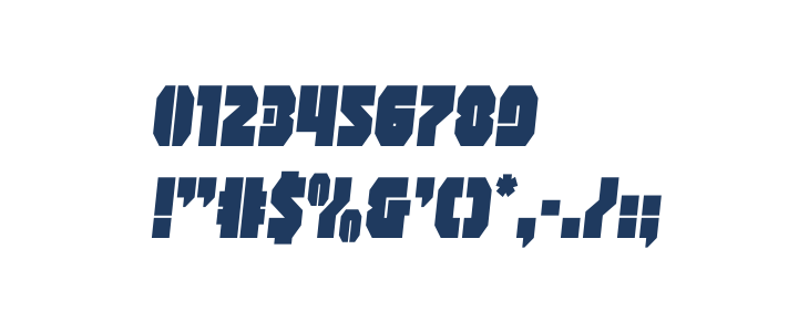 Shogunate Semi-Italic Other Characters