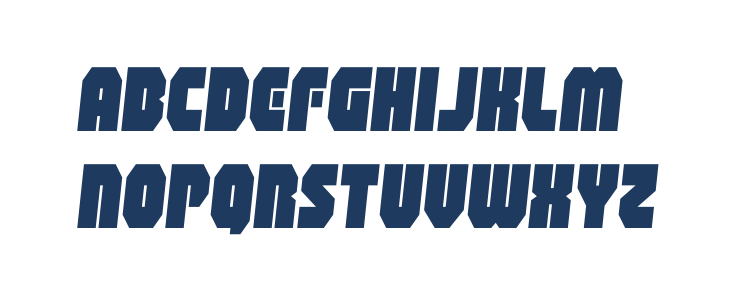 Shogunate Semi-Italic Lowercase
