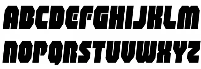 Shogunate Semi-Italic Schriftart Kleinbuchstaben