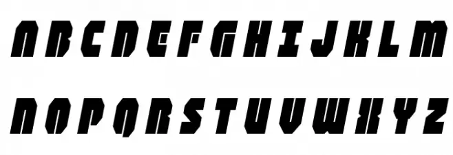 Shogunate Title Italic Polices MAJUSCULES