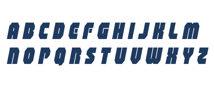 Shogunate Title Italic Lowercase