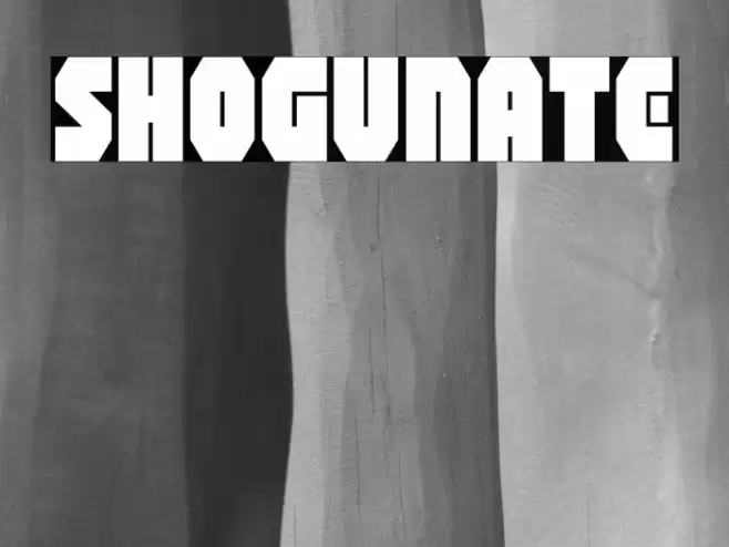 Shogunate Font examples