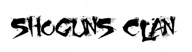 Shoguns Clan  les polices de caractères gratuit tlcharger
