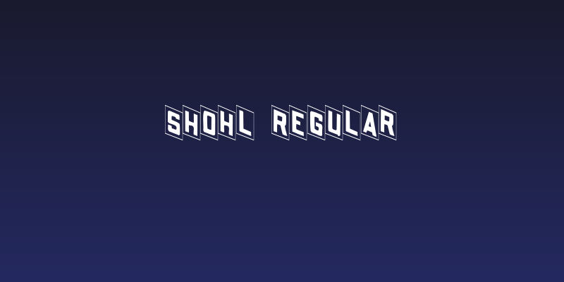 Shohl Regular Social Header