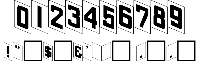 ShohlFold Font OTHER CHARS