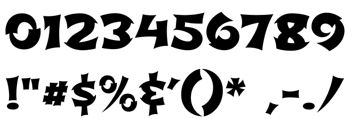 Shojumaru-Regular Font OTHER CHARS