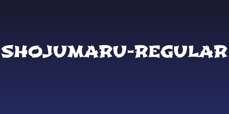 Shojumaru-Regular Social Header