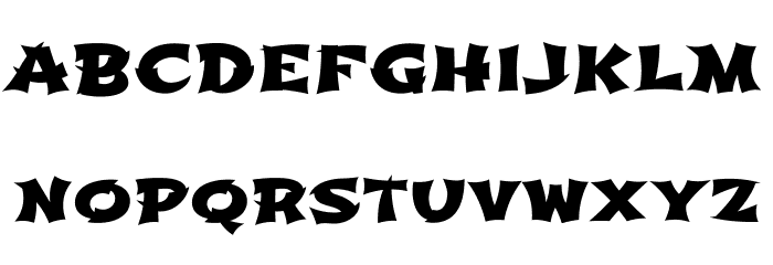 Shojumaru-Regular Font LOWERCASE