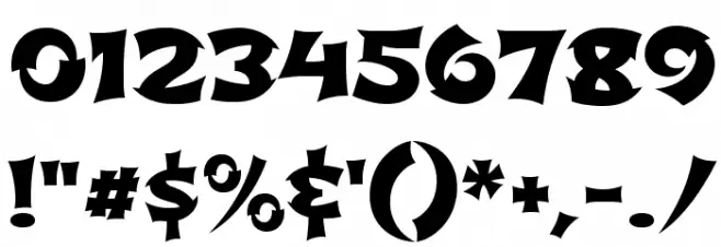 Shojumaru フォント その他の文字