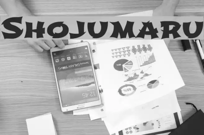 Shojumaru フォント examples