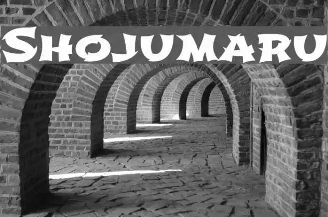 Shojumaru フォント examples