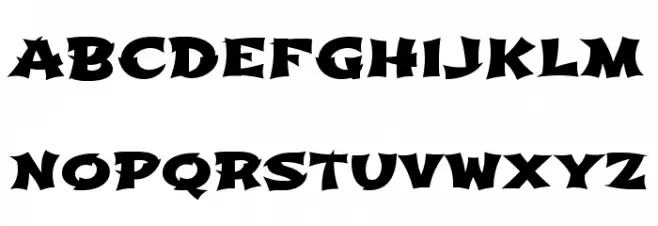 Shojumaru 字体 小写