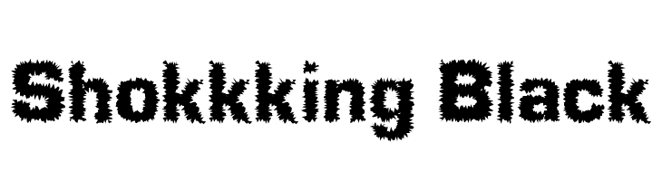 Shokkking Black Font