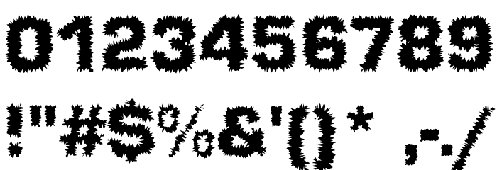Shokkking Black Font OTHER CHARS