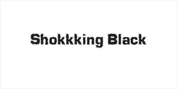 Shokkking Black Logo