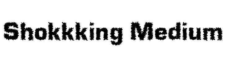 Shokkking Medium Font